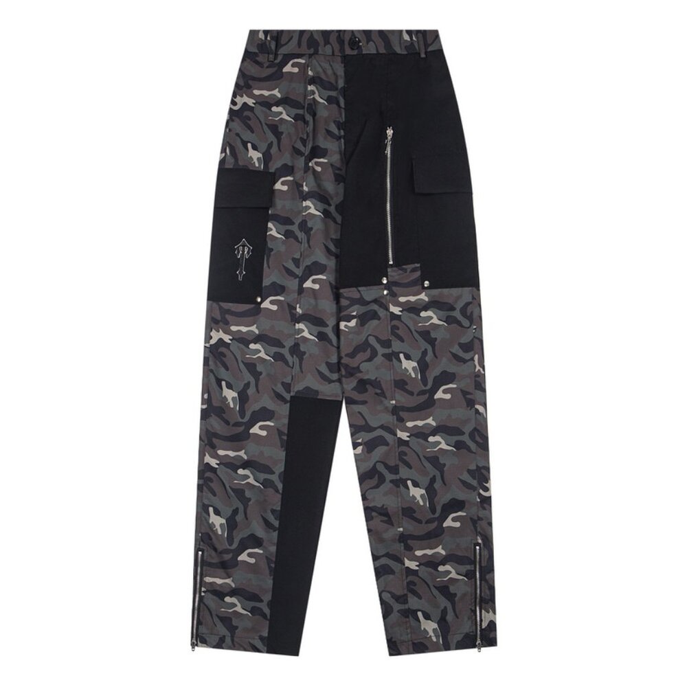 Trapstar Camouflage Panelled Cargo Trousers